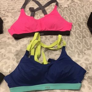 Two VSX sports bras